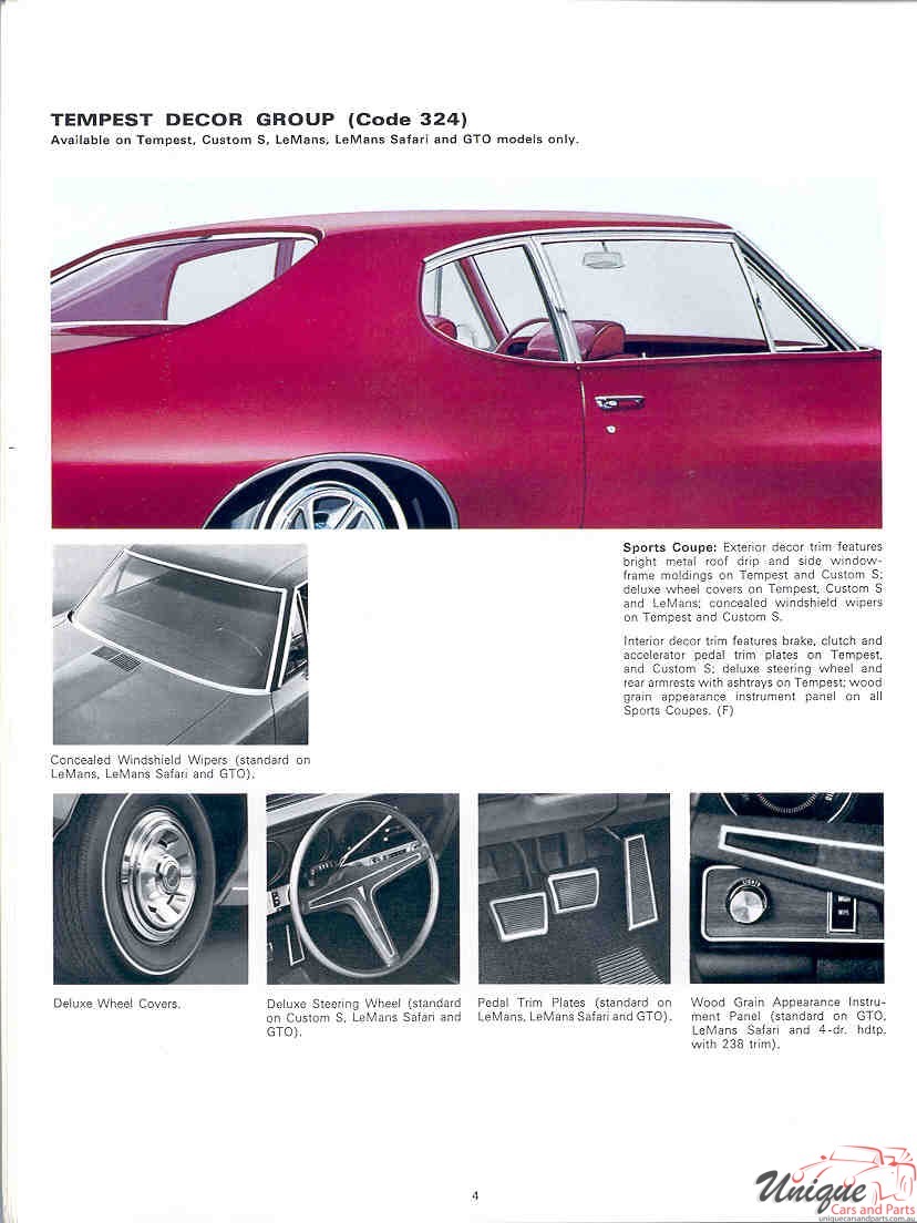 1969 Pontiac Accessories Brochure Page 3